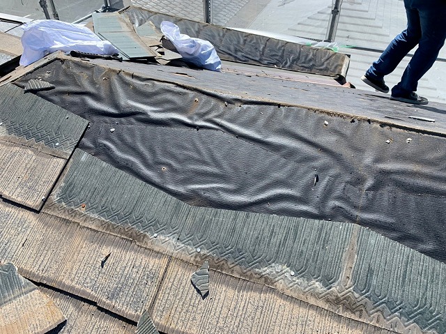 カラーベスト屋根捲りルーフィング